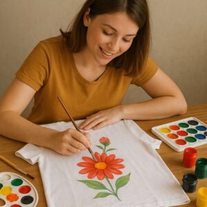 Jak experimentovat s malováním na textil?