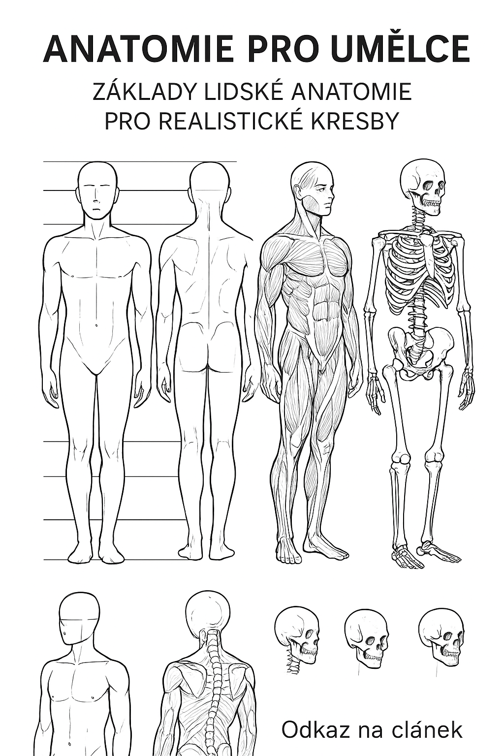 Anatomie pro umělce – Základy lidské anatomie pro realistické kresby